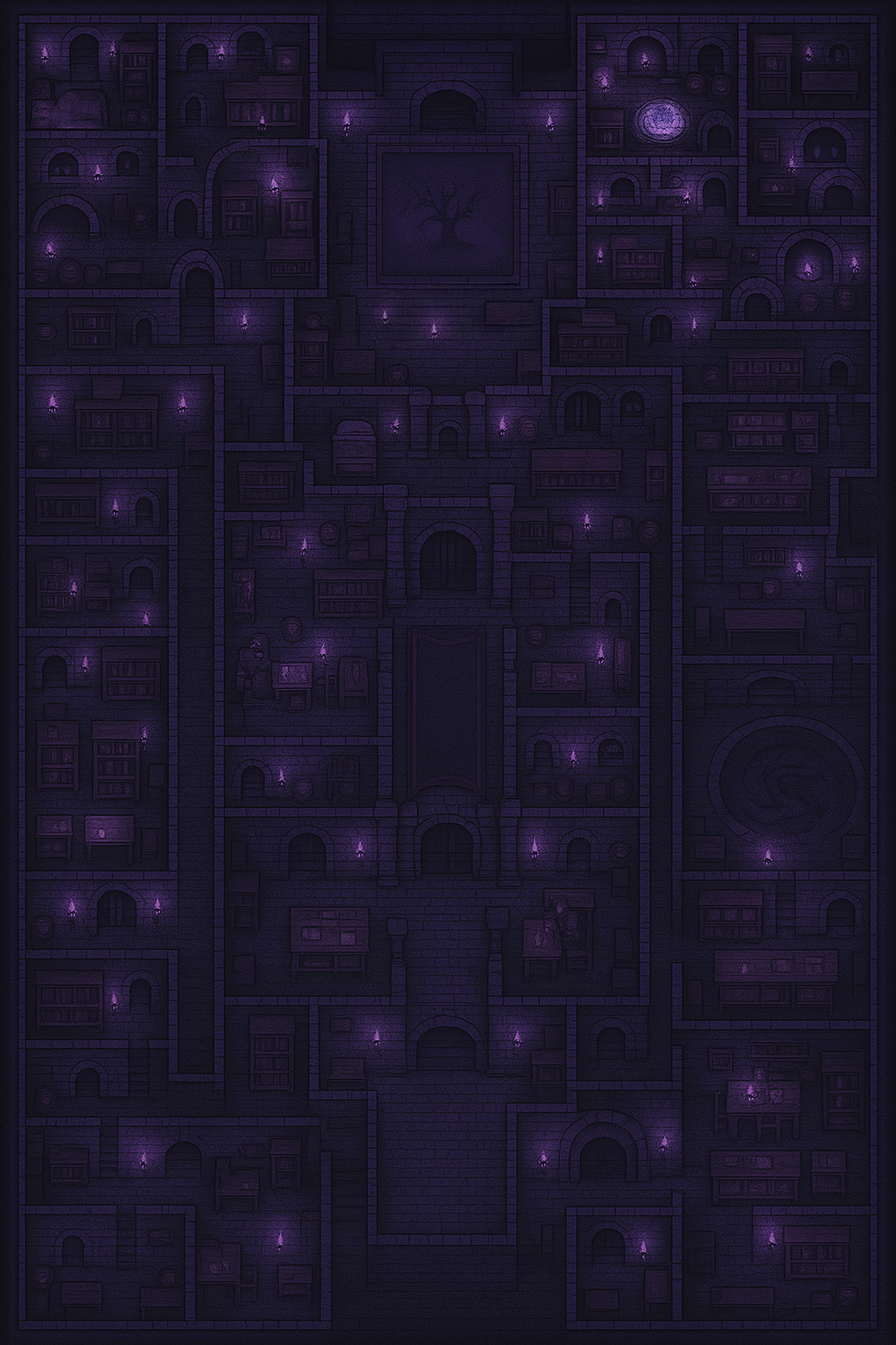 Purple Dungeon Map